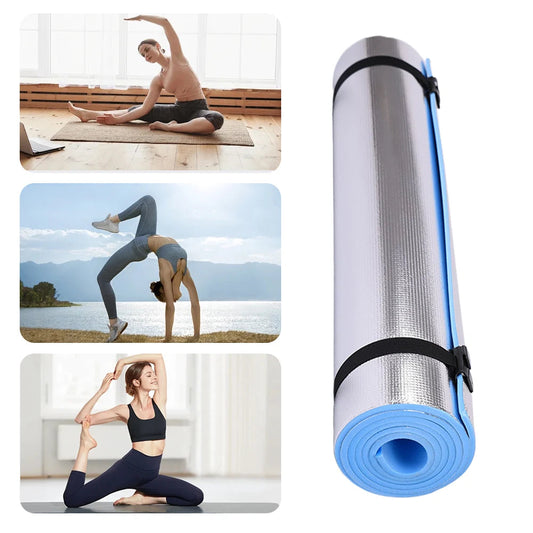 Zenvara Yogamatte 6–10 mm | EVA Rutschfest | Aluminium Isoliert | 180x50 cm