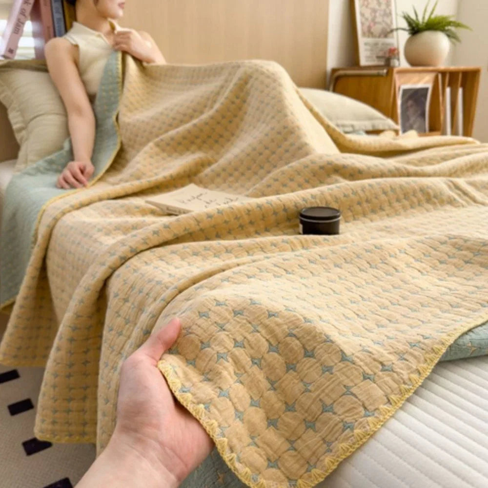 CozyNest – Ganzjahresweiche Decke mit zwei stilvollen Designs