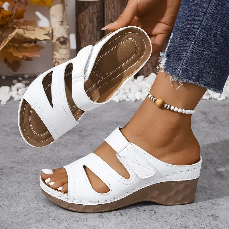 Rowella - Stilvolle Keilsandalette Mit Riemchen