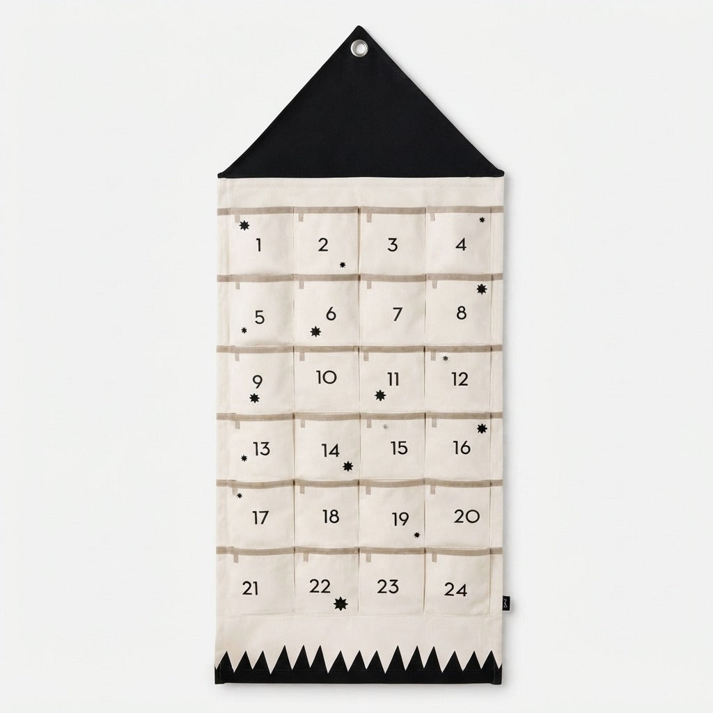Stoff-Adventskalender | 24 Taschen zum Befüllen | Wiederverwendbar