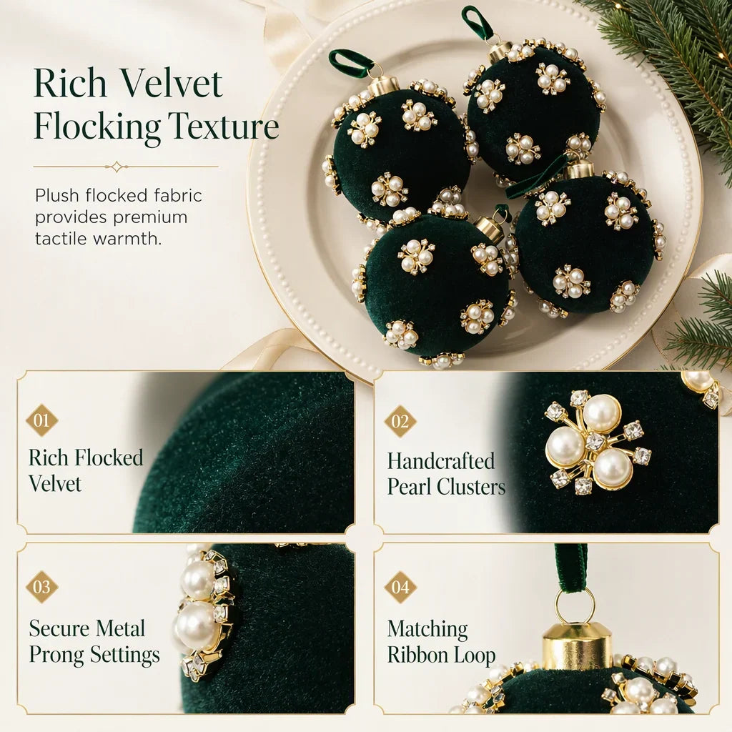 VelvetLuxe Kugeln — Plüschiger Glanz, Sicheres Funkeln