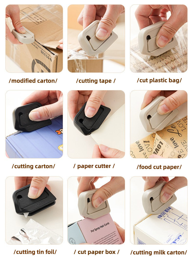 Keramik-Kartonschneider – Mit automatischem Klingenrückzug & Magnetfunktion