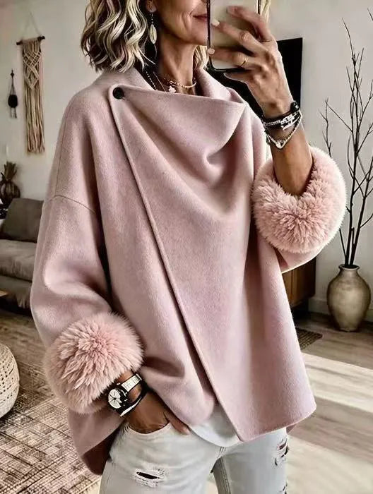 Maddia – Elegante Kunstfelljacke