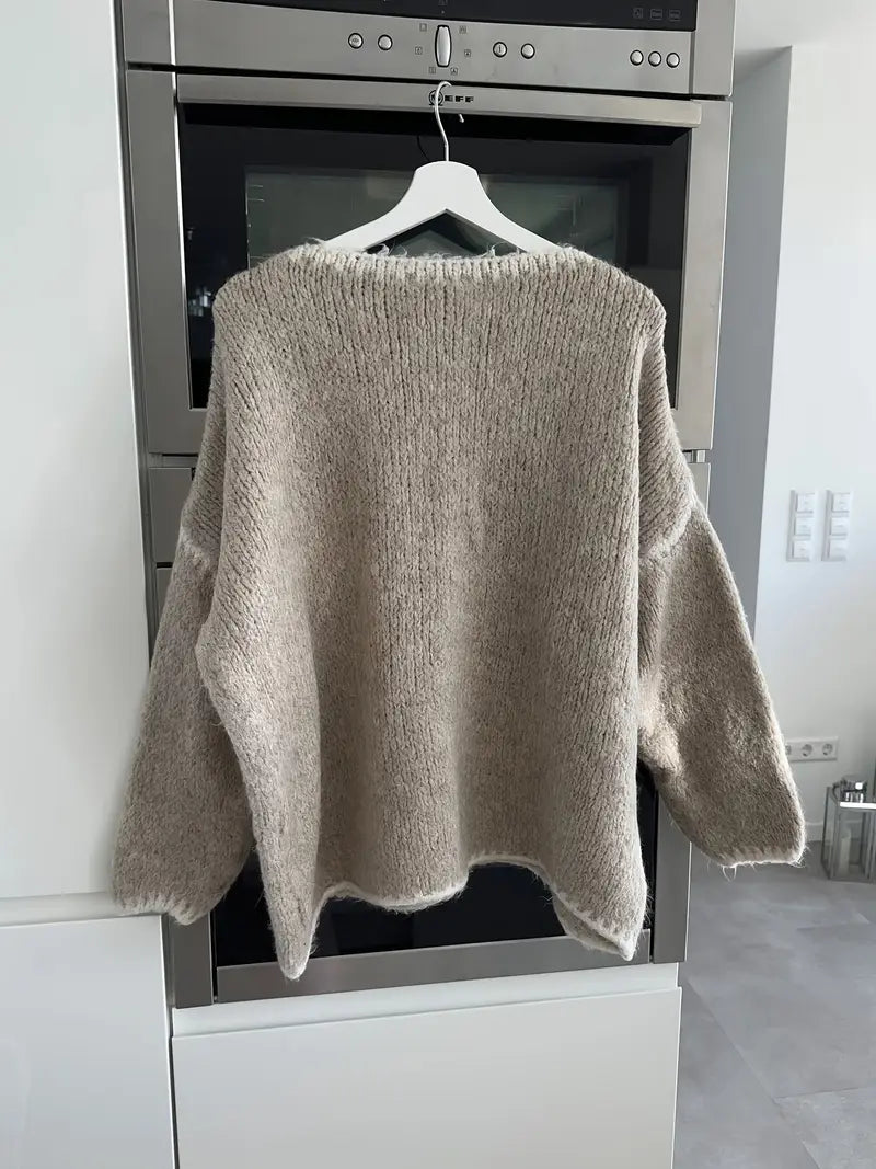 Usalda - Langärmeliger Strickpullover
