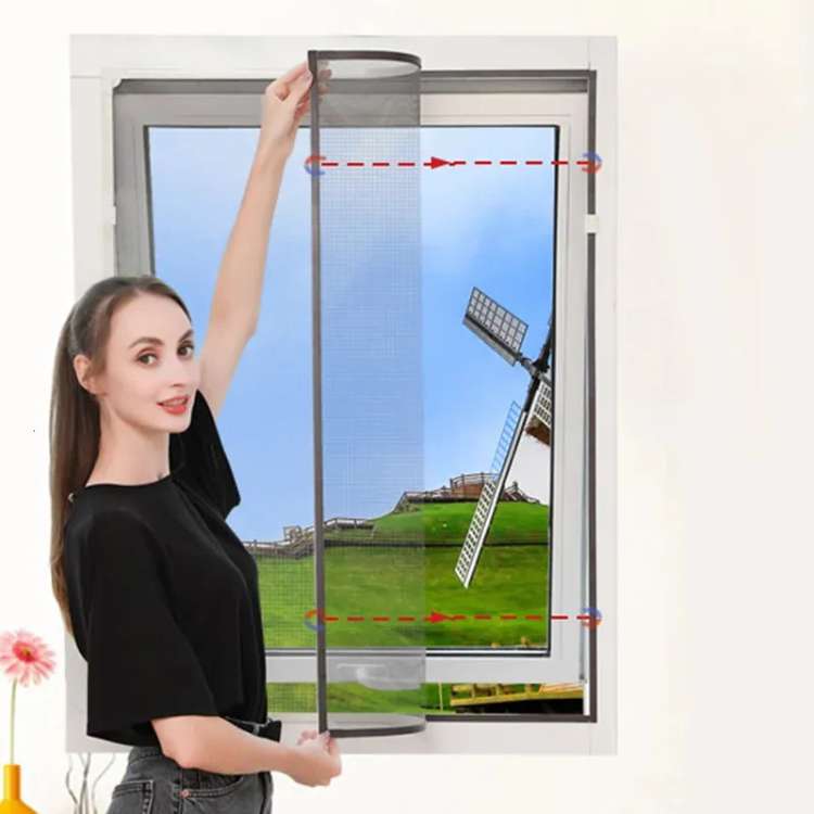 BreezeGuard Magnetischer Fensterschutz — Mühelose Frischluft, Insektenfrei