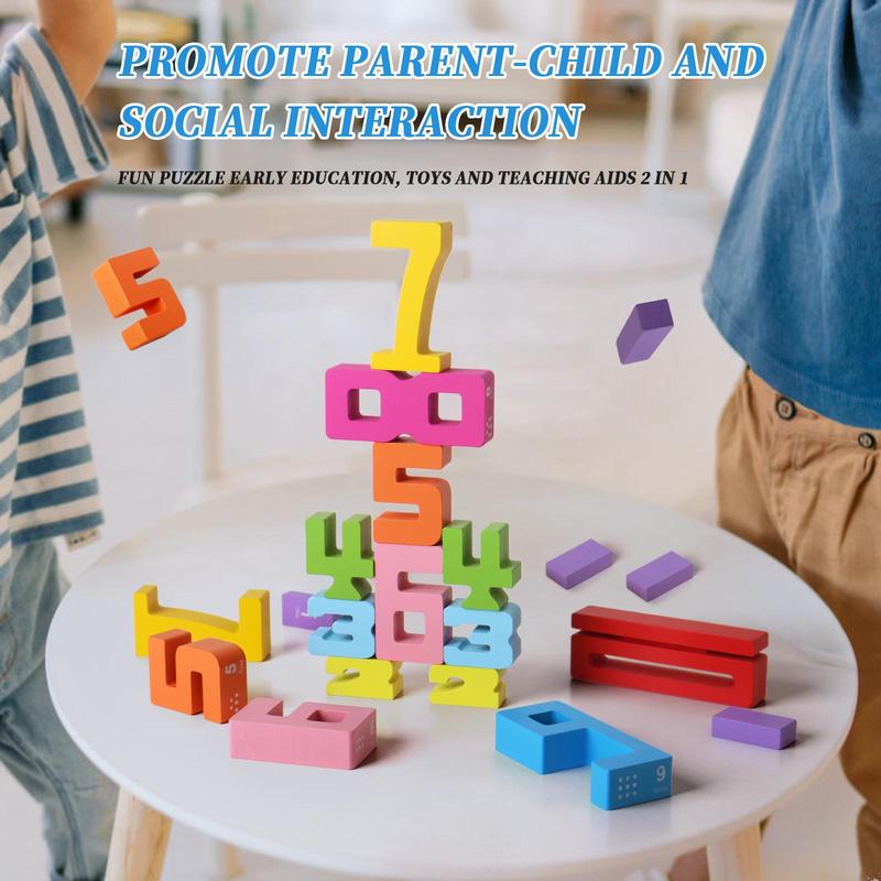 50% Rabatt | Montessori inspirierte hölzerne Zahlenblöcke - Erschließen Sie das Potenzial Ihres Kindes!