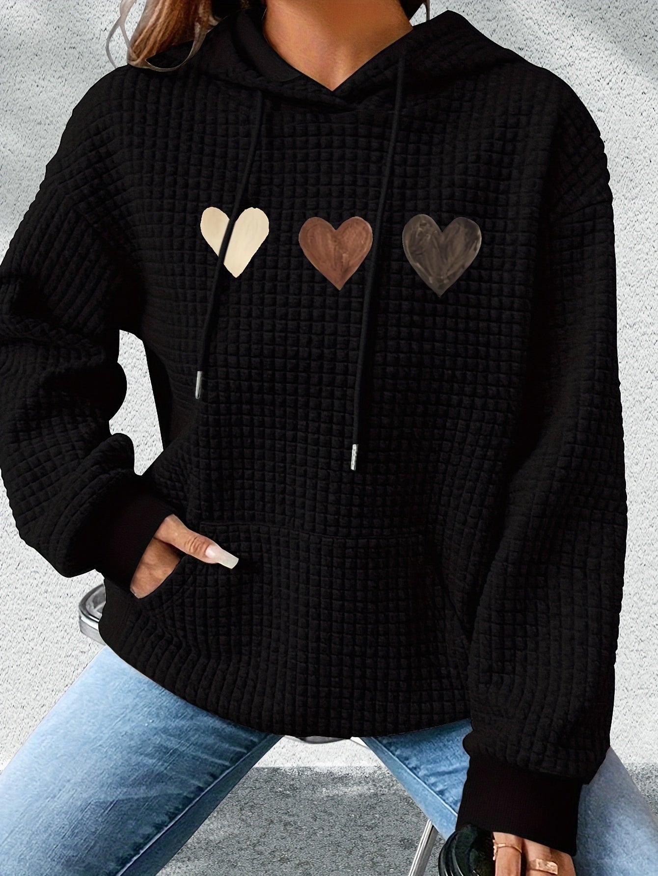 Urmela – Lässiger Polyester Kapuzenpullover Mit Taschen