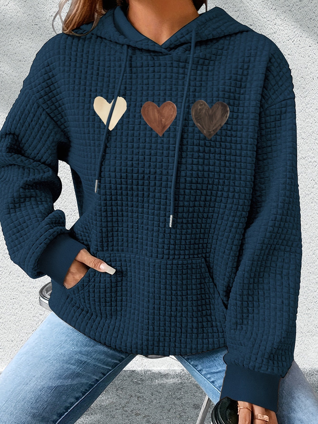 Urmela – Lässiger Polyester Kapuzenpullover Mit Taschen