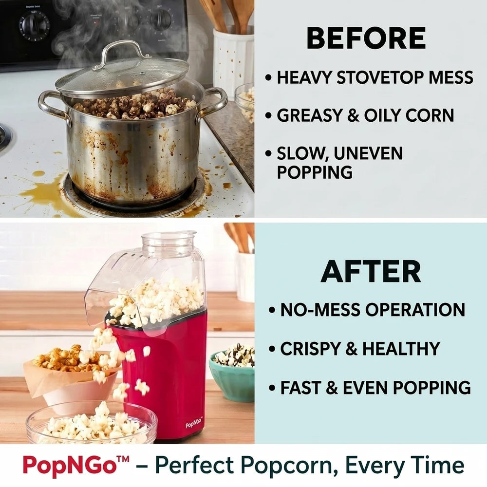 AirJoy – Genieße in wenigen Minuten guilt-free Heißluft-Popcorn