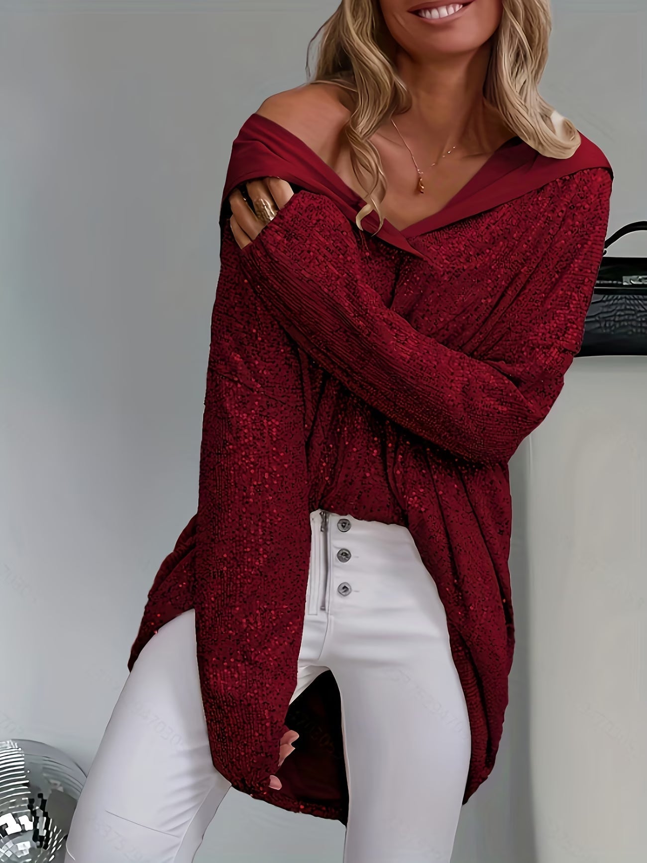 Jessia – Langärmliges Kapuzenshirt