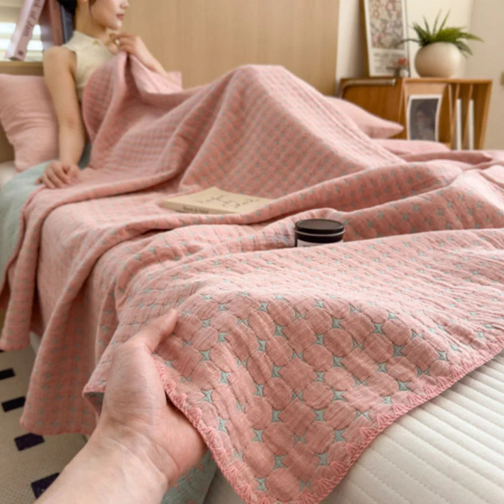 CozyNest – Ganzjahresweiche Decke mit zwei stilvollen Designs