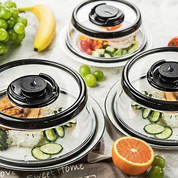 Vakuum-Frischhaltehaube – Wiederverwendbarer Deckel für längere Frische