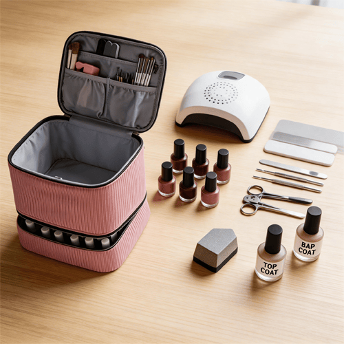 NailGuardPro – Schützt Ihre Nagelutensilien vor Verschütten und Bruch