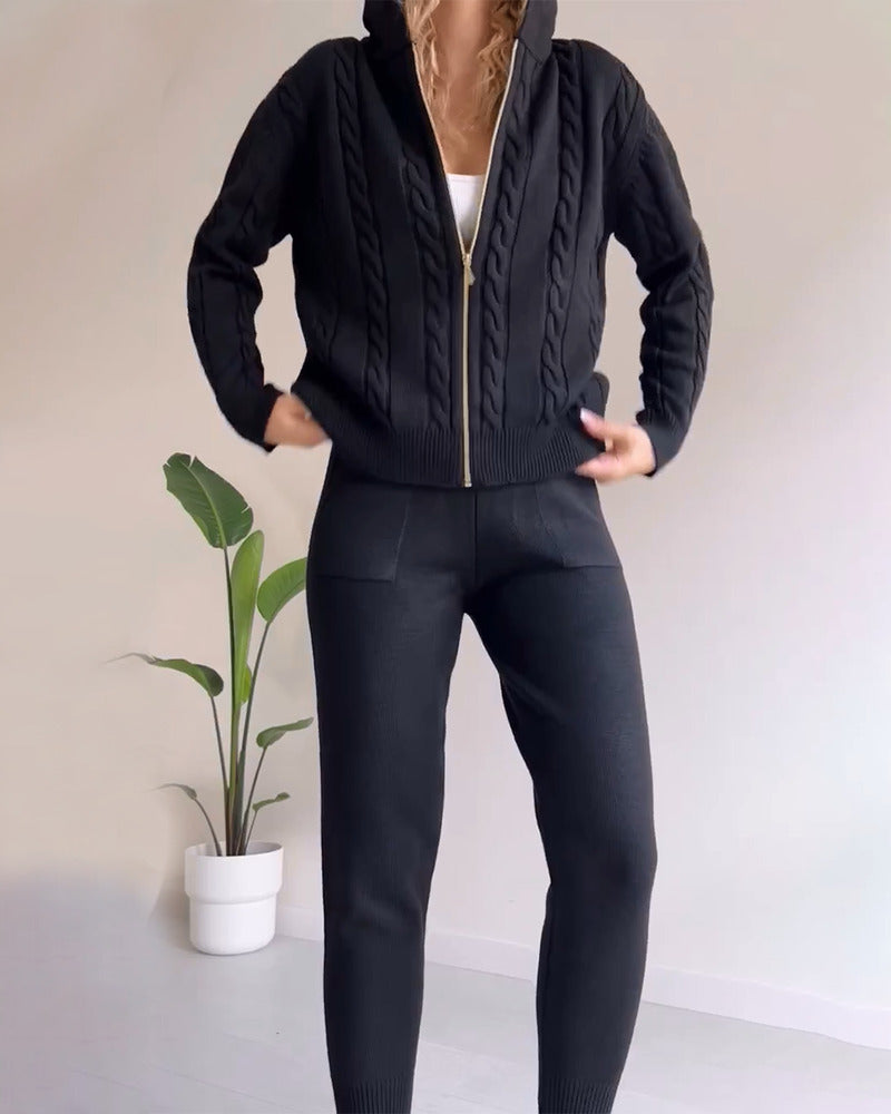 ANIA | Zweiteiliges Jacquard-Set