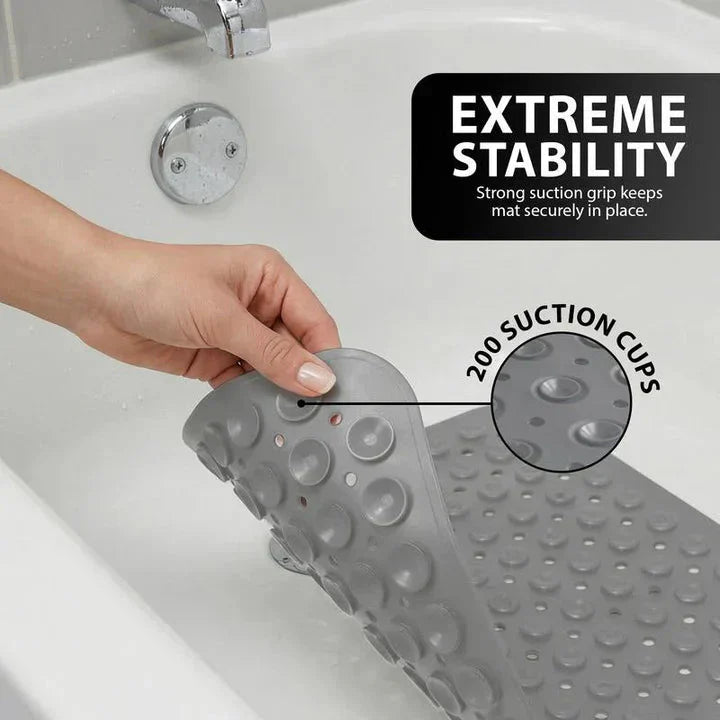 Rutschfeste Duschmatte | Strukturierte Oberfläche | Schnelle Wasserableitung | SafeStep