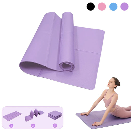 Vireya Faltbare Yogamatte | EVA-Material | 3–6 mm Dicke | Leicht & Rutschfest | 173x60 cm