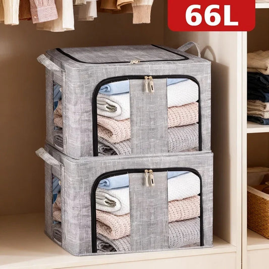 Aufbewahrungsbox | Klare Frontscheibe | Stapelbar & Staubdicht | Platzsparende Organisation