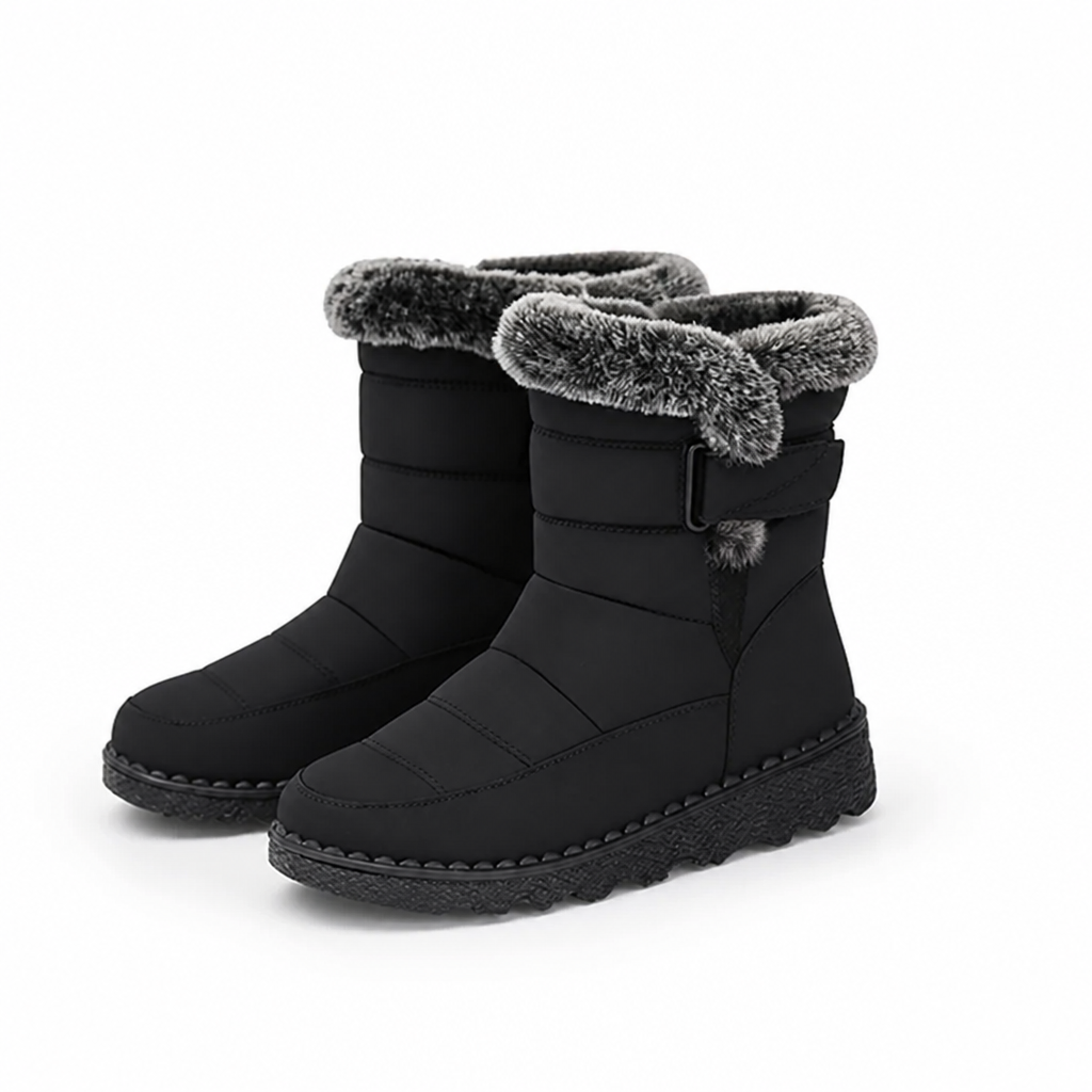 Gefütterte Winterstiefel Damen – wasserabweisend & rutschfest
