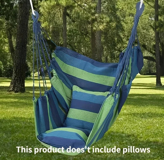 RelaxSwing Pro Klappbare Hängematte | Kipp-sicher & Rutschfest | Canvas Outdoor Schaukelstuhl | Freizeit-Sitzgelegenheit