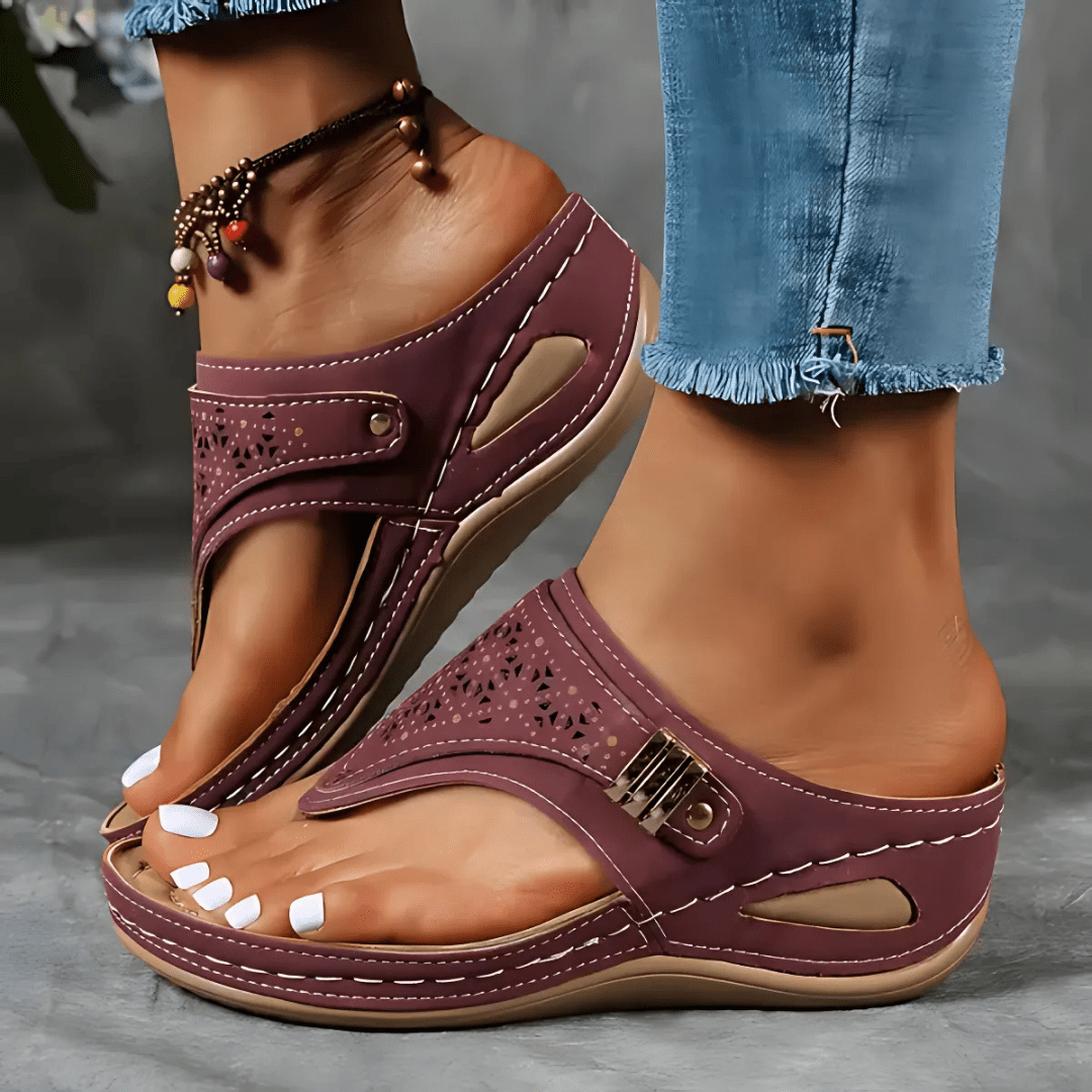 Delia – Elegante Orthopädische Sandalen