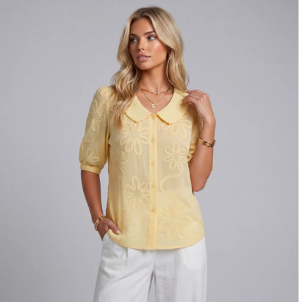 Demi | Blumen Bluse