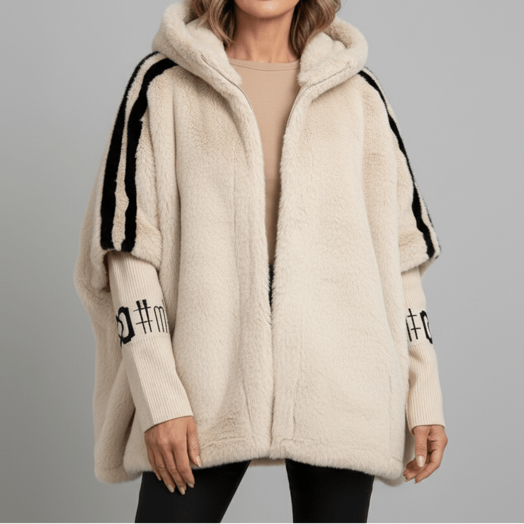 Katrin | Weiche Jacke mit Kapuze und Reißverschluss
