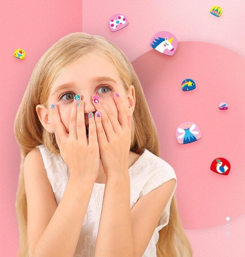 Kinder-Nagelkunst-Sticker | Lustige & einfache Designs