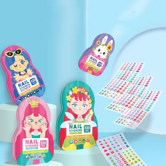 Kinder-Nagelkunst-Sticker | Lustige & einfache Designs