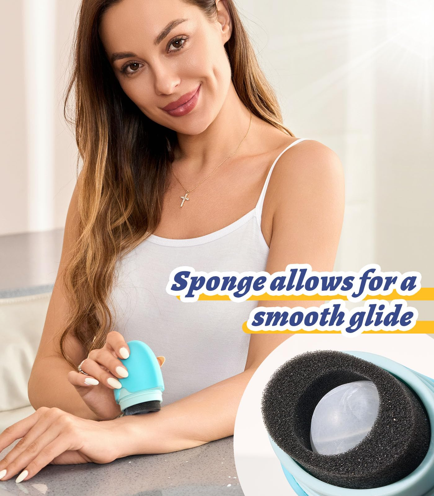 No-Mess Sonnencreme-Applikator | Tragbar, Nachfüllbar und Reisefertig - 1 + 1 Gratis!