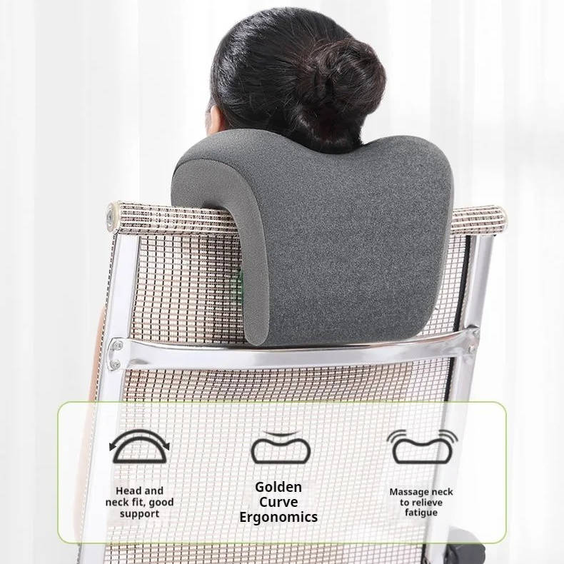 Nackenstützkissen | Ergonomisch Geformt | Stützt Kopf & Nacken Beim Anlehnen | RestCurve