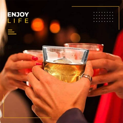 Langsam Schmelzende Eiskugelform | Stapelbar & lang anhaltende Kühlung - 1 + 1 Gratis!