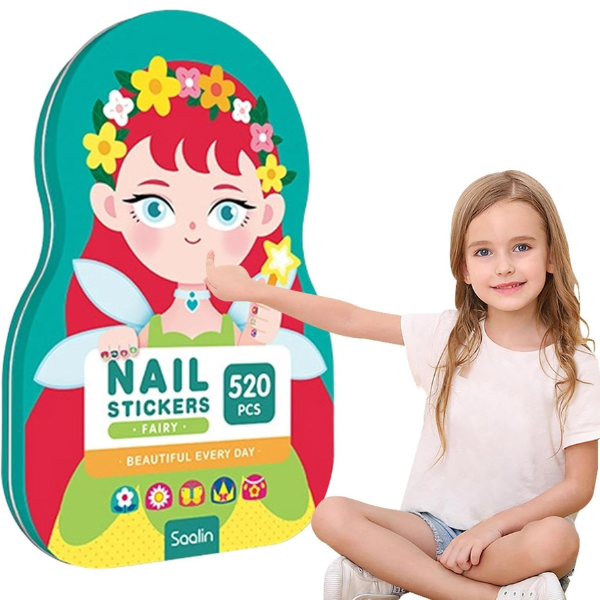 Kinder-Nagelkunst-Sticker | Lustige & einfache Designs