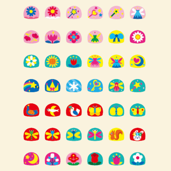 Kinder-Nagelkunst-Sticker | Lustige & einfache Designs