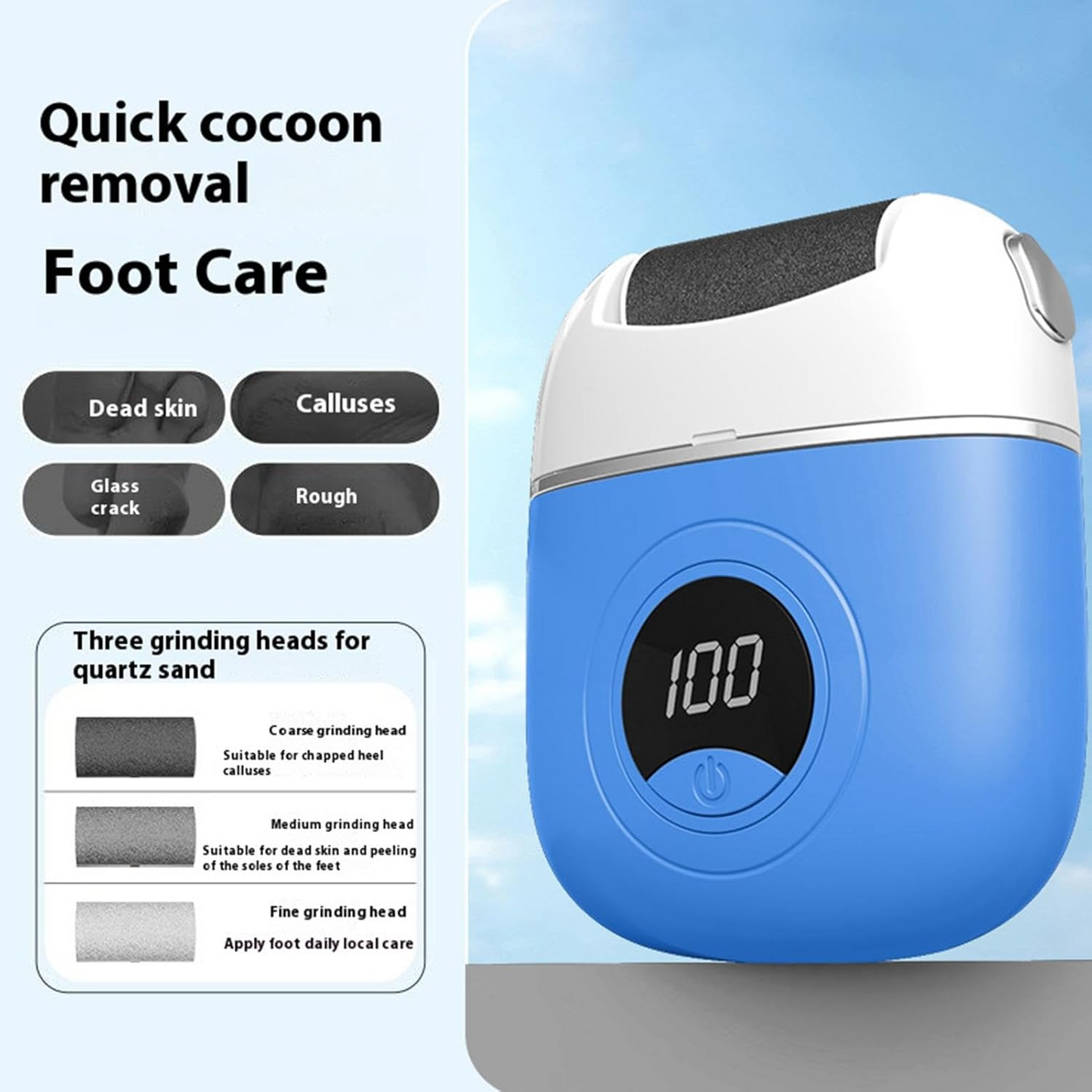 Elektrische Fußpflege | Glatte Füße zu Hause