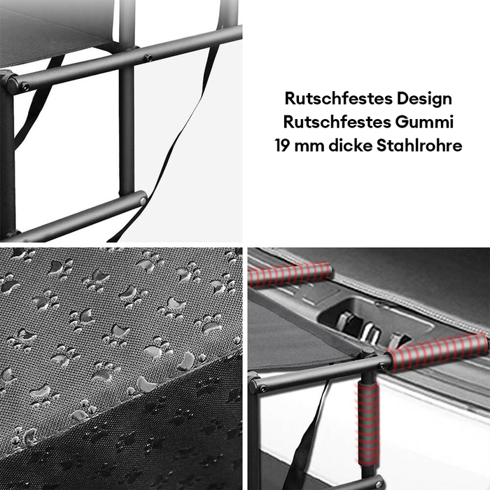 Faltbare Autotreppe für Hunde | Sicheres Klettern für Welpen