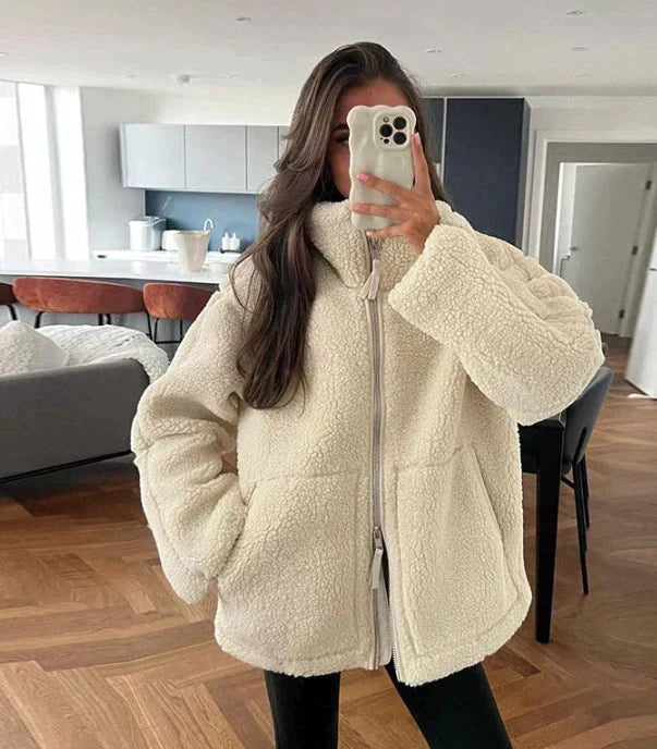 Swantje | Kuschelige Teddyfleece-Jacke