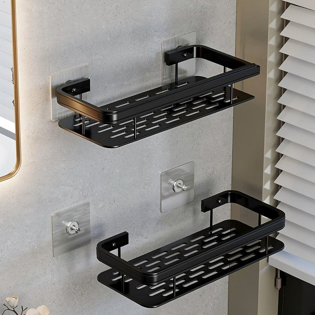 Duschablage ohne Bohren | Selbstklebendes Duschregal | Platzsparend | ShowerFit