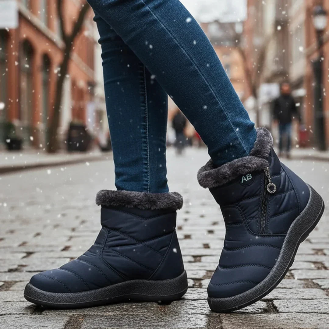 Gefütterte Winterstiefel – wasserabweisend und rutschfest
