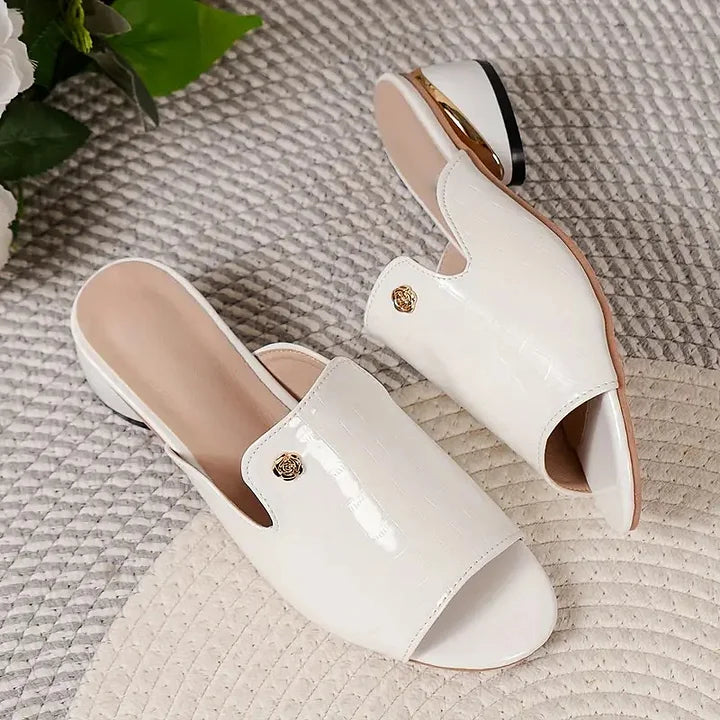 Nadisha - Orthopädische Sandale Mit Breitem Absatz