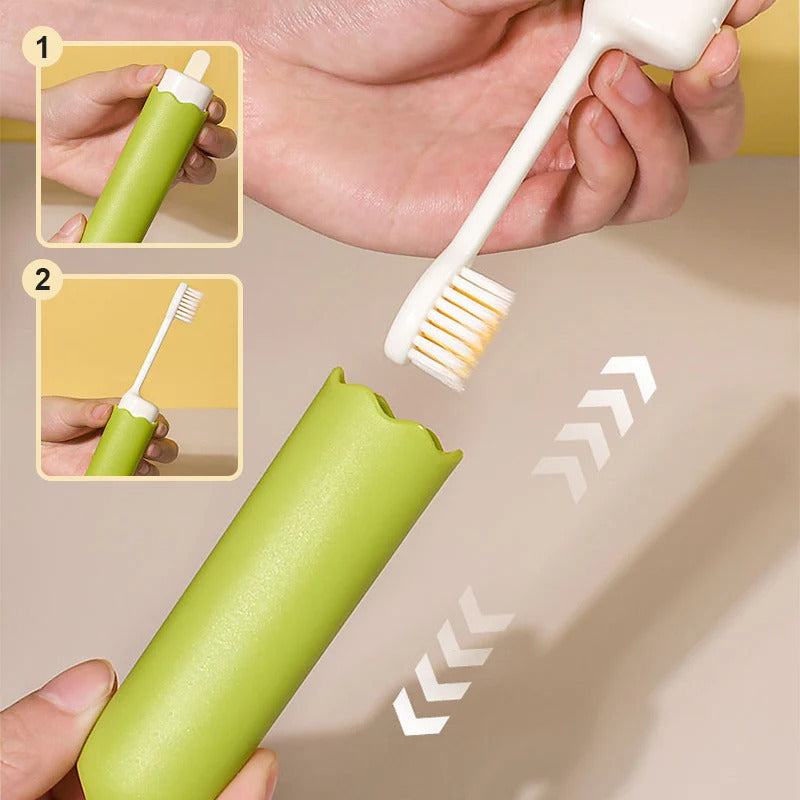 1+1 GRATIS | CleanVibe - Ultimative Reisezahnbürste für frische, keimfreie Lächeln
