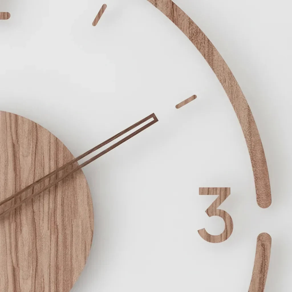 QuietNest – Genieße vollkommene Stille mit elegantem lautlosem Wanduhr