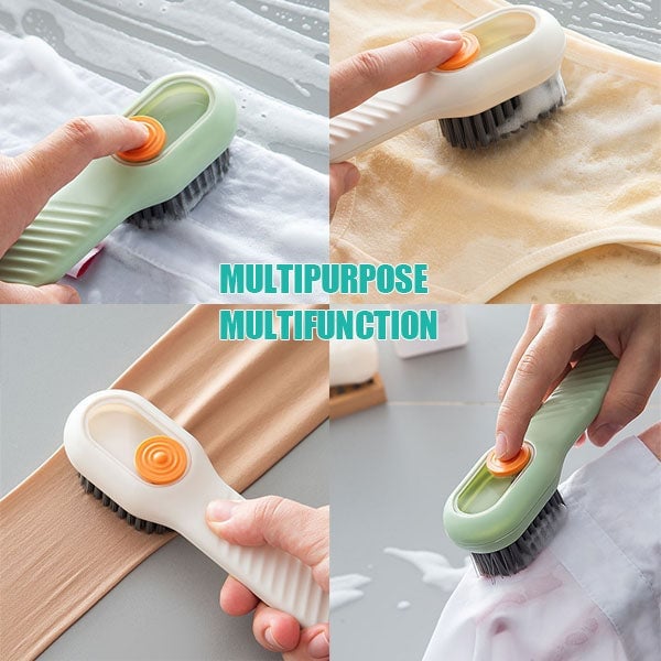 2-in-1-Reinigungsbürste mit Seifenspender – Sauberkeit leicht gemacht