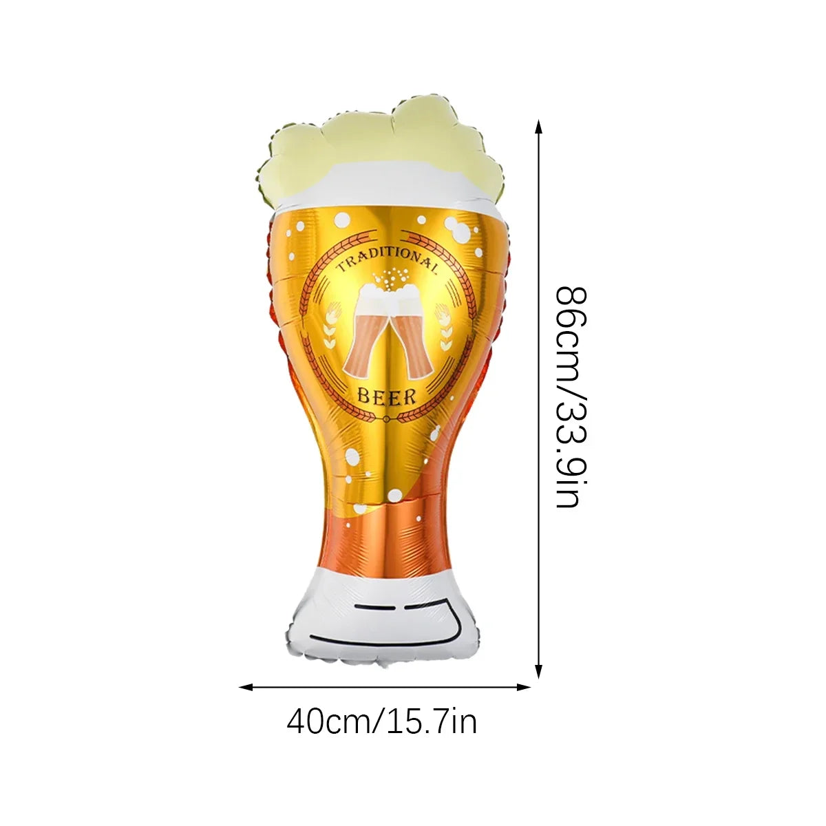 Folieballon Flasche | Bier- & Whiskey-Designs | Kein Helium erforderlich | Partydekoration