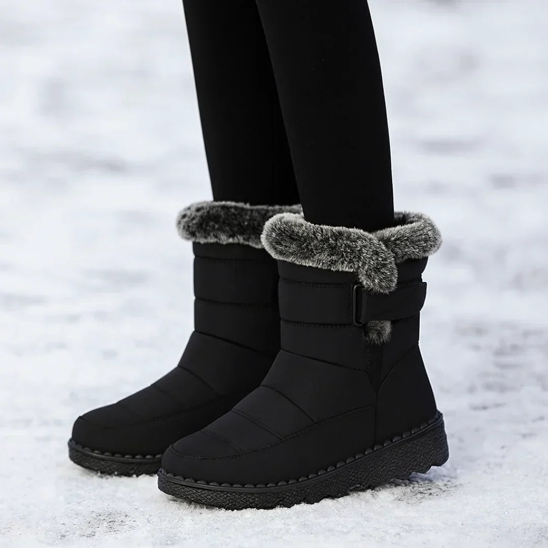 Gefütterte Winterstiefel Damen – wasserabweisend & rutschfest