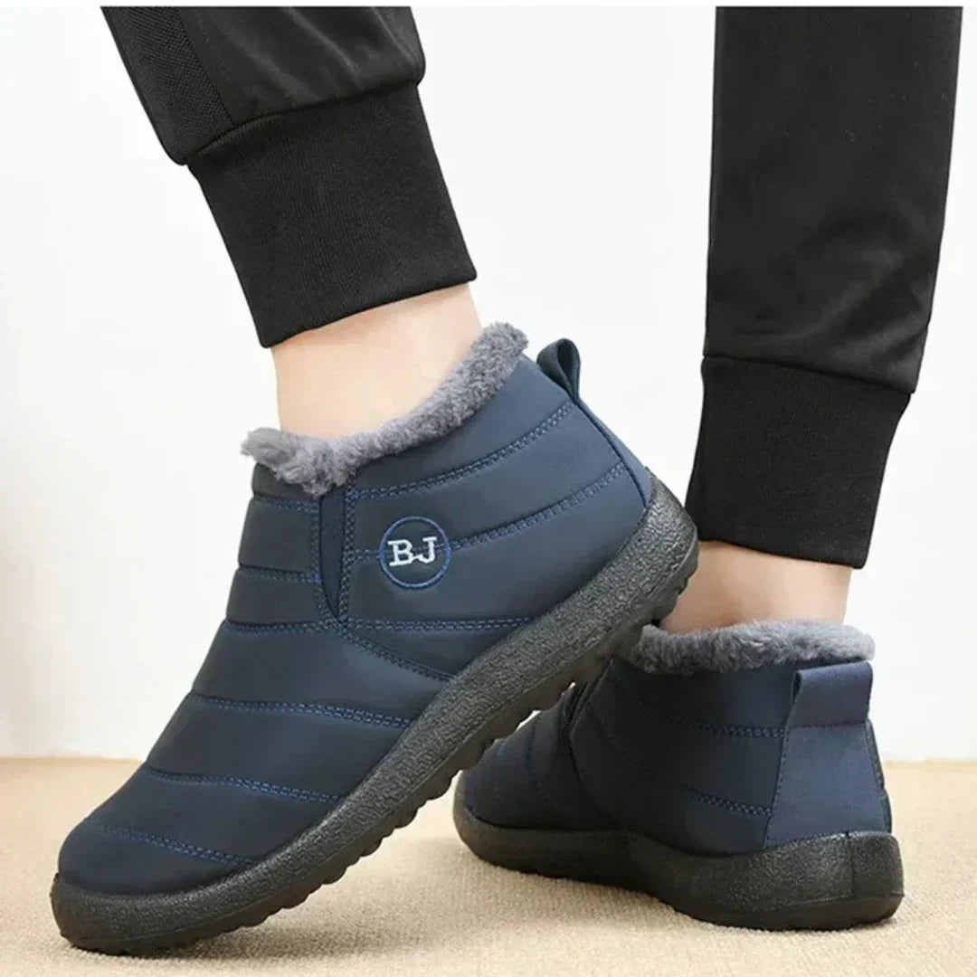 Damen Winterstiefel wasserabweisend mit Plüschfutter und Antirutschsohle