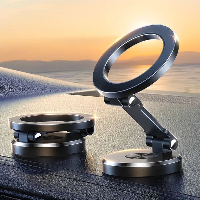 Handyhalterung Auto  Magnetisch | 360° Drehbar & Klappbar | Starker Magnethalt | DriveHold