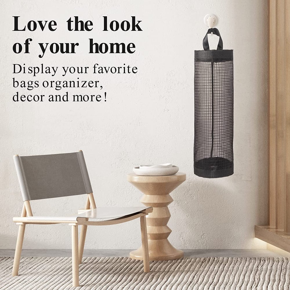 Hängender Netz-Organizer für Tüten – Plastiktüten ordentlich verstauen