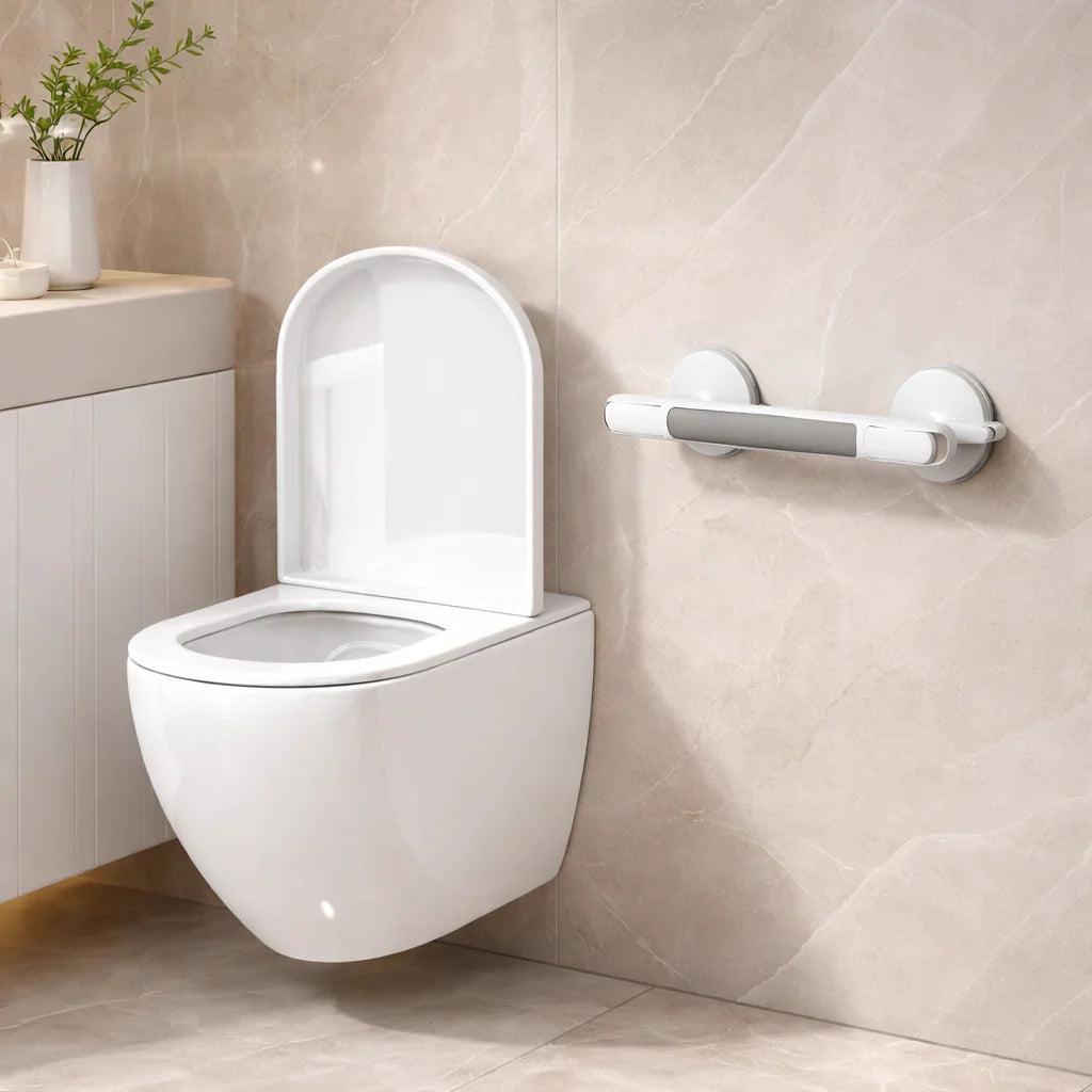 Haltegriff für Dusche, Badewanne oder Toilette | Ohne Bohren| Sicherer Halt | StableHold