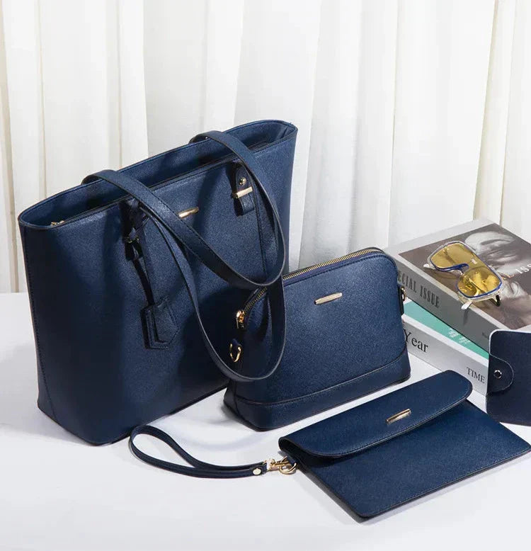 3-teilige Handtasche & Schultertaschen-Set