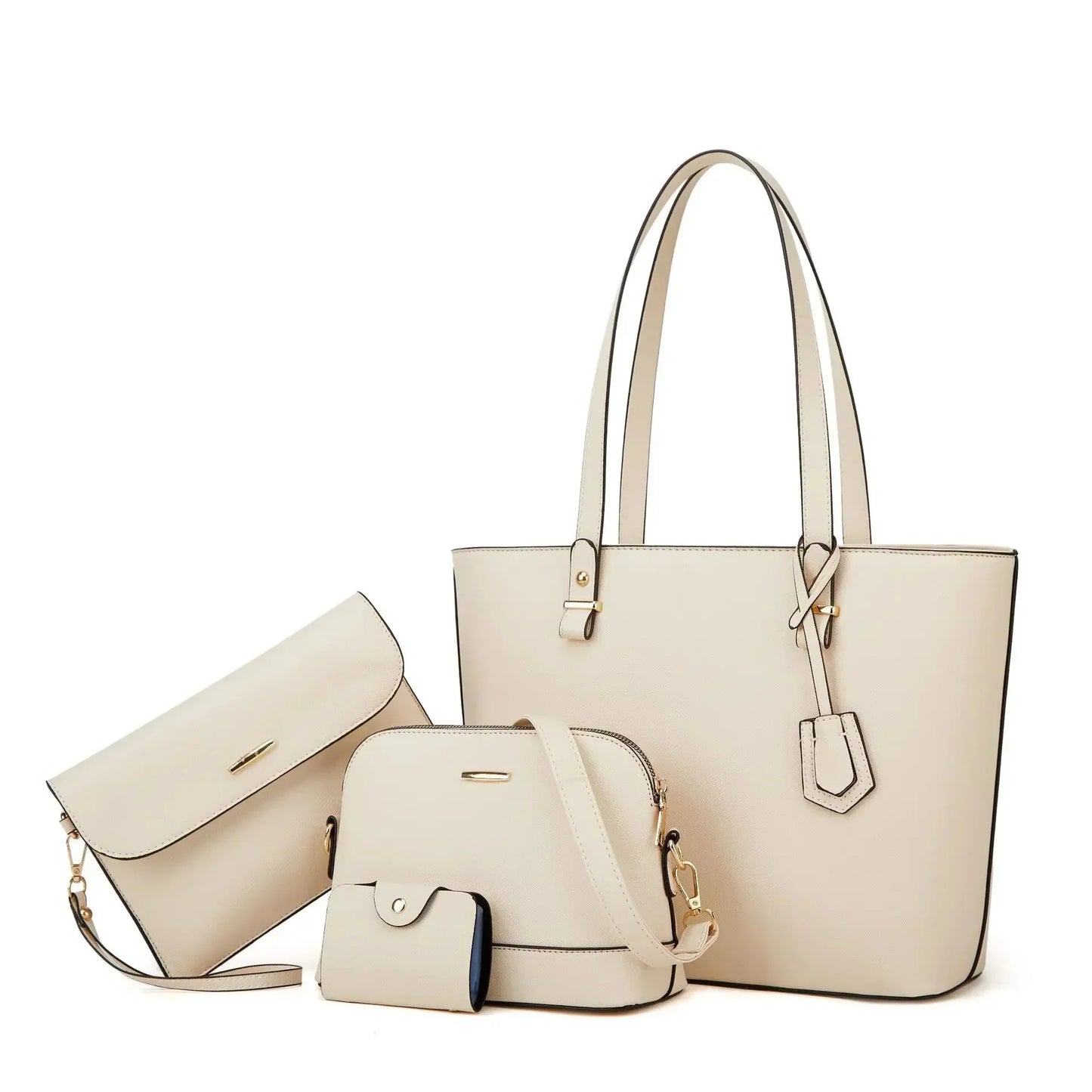 3-teilige Handtasche & Schultertaschen-Set